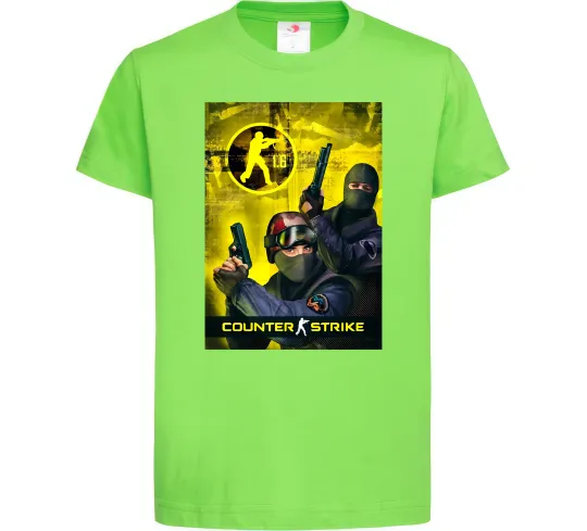 Детская футболка CS 1.6 Лаймовый фото