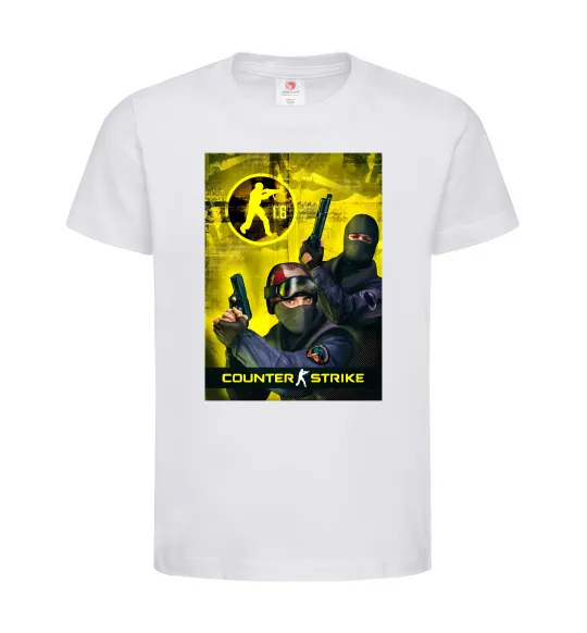 Дитяча футболка CS 1.6 Білий фото