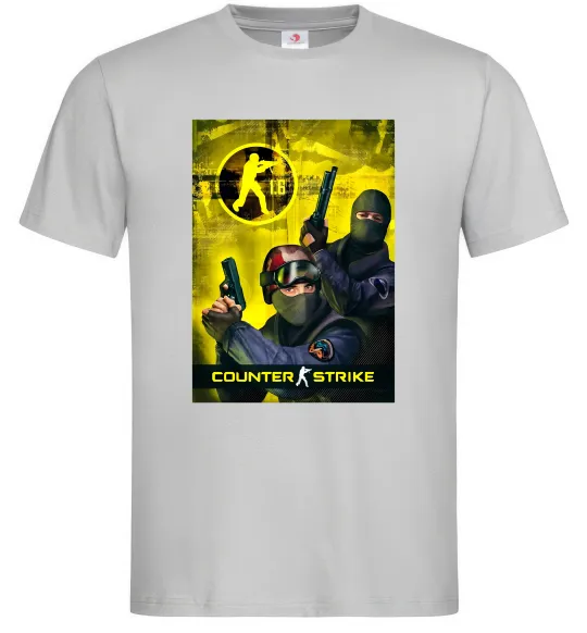 Мужская футболка CS 1.6 Серый фото