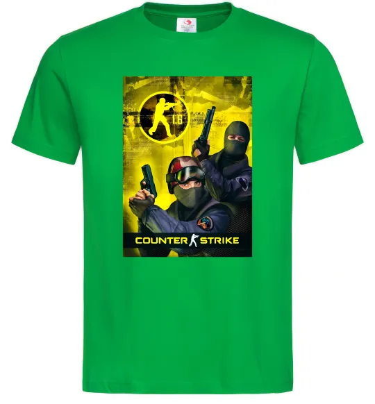 Мужская футболка CS 1.6 Зеленый фото