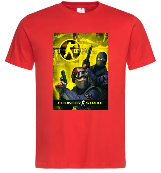 Мужская футболка CS 1.6 Красный фото