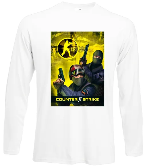 Лонгслив CS 1.6 Белый фото