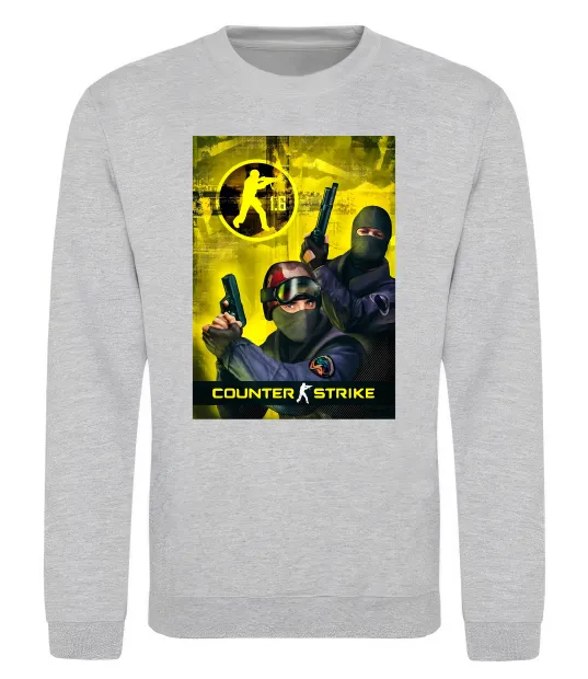 Свитшот CS 1.6 Серый меланж фото