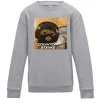 Детский Свитшот Cat terrorist CS Серый меланж фото