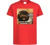 Детская футболка Cat terrorist CS Красный фото