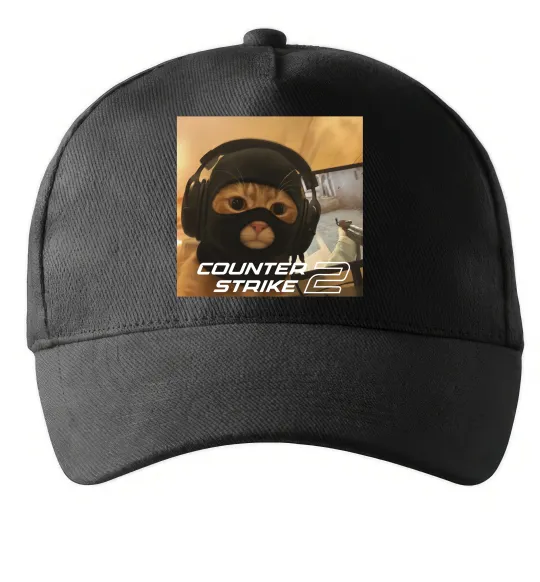 Кепка Cat terrorist CS Черный фото