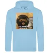 Чоловіча толстовка (худі) Cat terrorist CS Блакитний фото