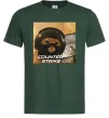 Мужская футболка Cat terrorist CS Темно-зеленый фото