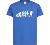 Детская футболка Counter Strike gamer evolution Ярко-синий Детская футболка Counter Strike gamer evolution Ярко-синий фото