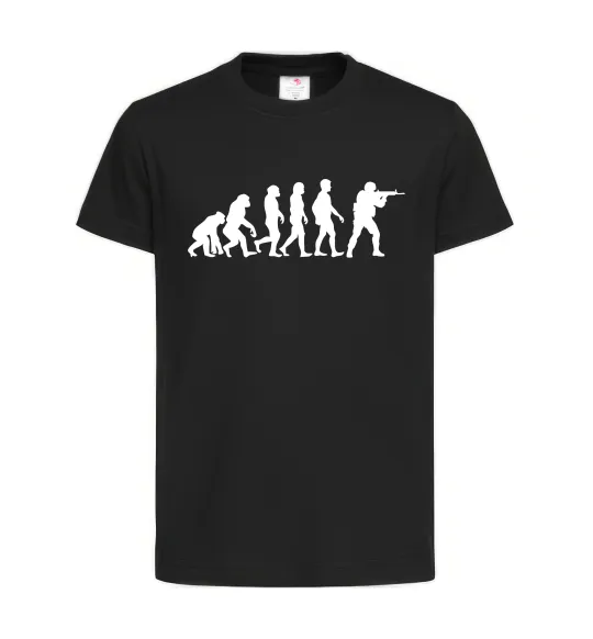 Детская футболка Counter Strike gamer evolution Черный фото