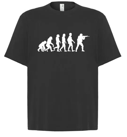 Футболка Оверсайз Counter Strike gamer evolution Черный фото