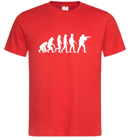 Мужская футболка Counter Strike gamer evolution Красный фото