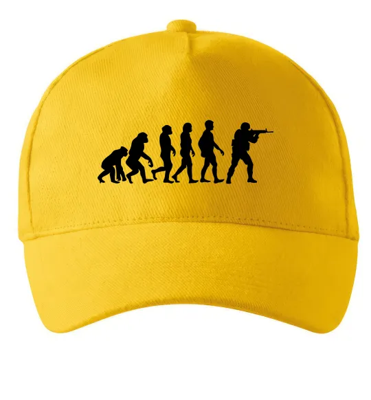 Кепка Counter Strike gamer evolution Солнечно желтый фото