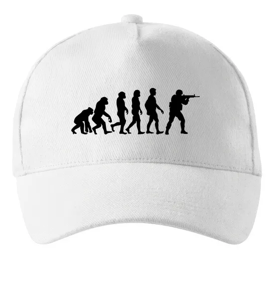 Кепка Counter Strike gamer evolution Белый фото