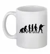 Чашка керамическая Counter Strike gamer evolution Белый Чашка керамическая Counter Strike gamer evolution Белый фото