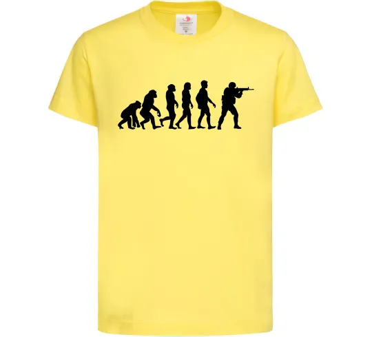 Детская футболка Counter Strike gamer evolution Лимонный фото