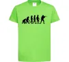 Детская футболка Counter Strike gamer evolution Лаймовый Детская футболка Counter Strike gamer evolution Лаймовый фото
