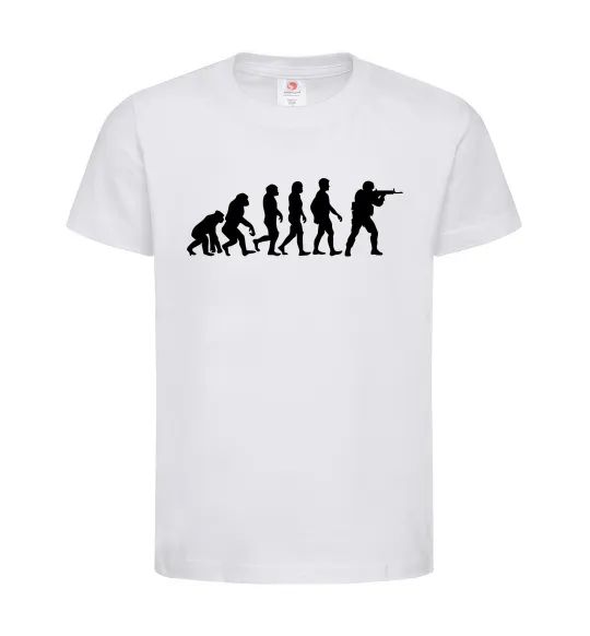 Детская футболка Counter Strike gamer evolution Белый фото