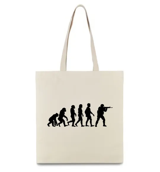 Эко-сумка Counter Strike gamer evolution Бежевый фото