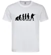 Мужская футболка Counter Strike gamer evolution Белый фото
