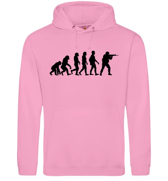 Женская толстовка (худи) Counter Strike gamer evolution Розовый фото