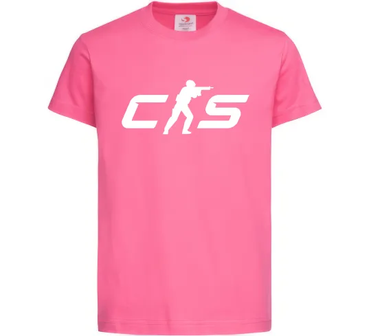 Детская футболка CS Ярко-розовый фото