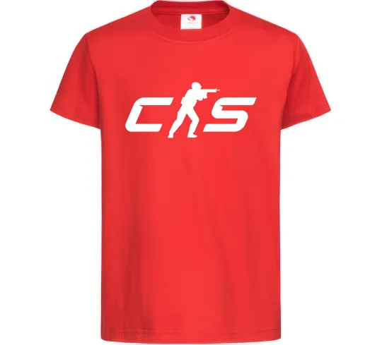 Детская футболка CS Красный фото