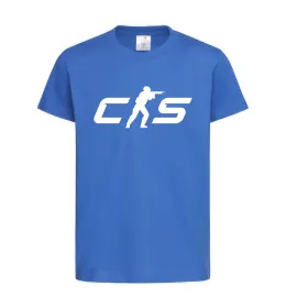 Дитяча футболка CS Яскраво-синій фото