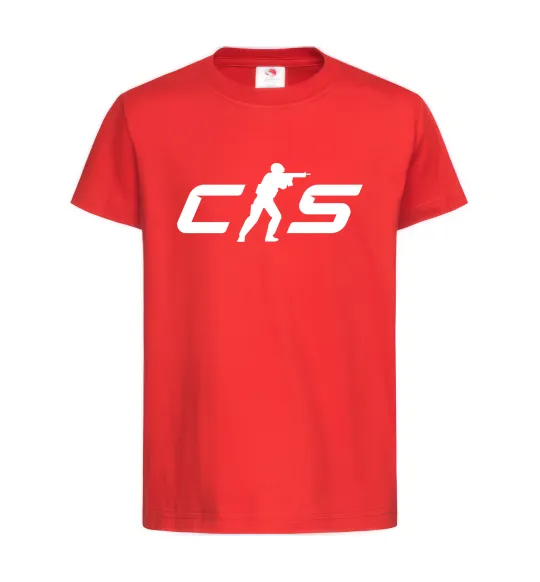 Детская футболка CS Красный фото