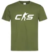 Мужская футболка CS Оливковый фото
