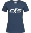 Женская футболка CS Темно-синий фото