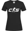 Женская футболка CS Черный фото