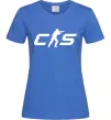 Женская футболка CS Ярко-синий фото