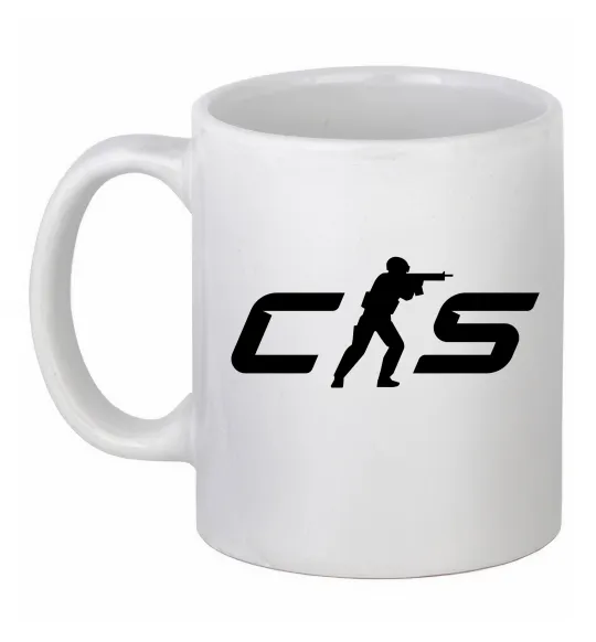 Чашка керамическая CS Белый фото