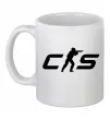 Чашка керамическая CS Белый фото