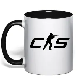 Чашка с цветной ручкой