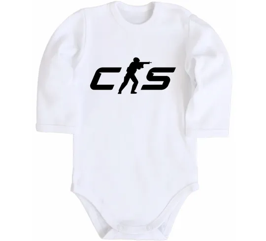 Детский боди CS Белый фото