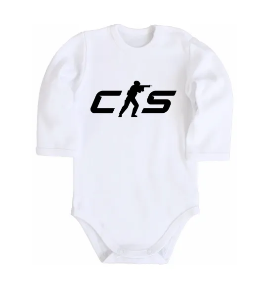 Детский боди CS Белый фото