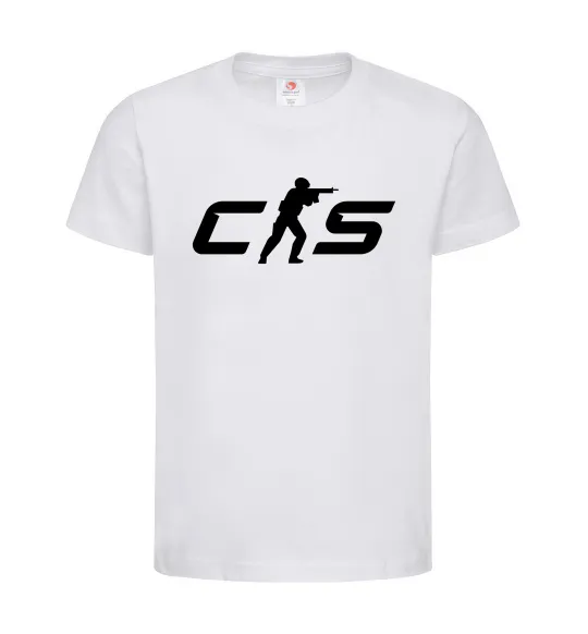 Детская футболка CS Белый фото