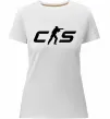 Женская премиум футболка CS Белый фото