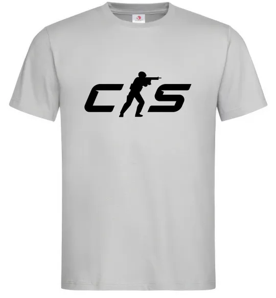 Мужская футболка CS Серый фото
