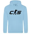 Мужская толстовка (худи) CS Голубой фото
