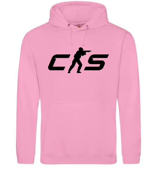 Женская толстовка (худи) CS Розовый фото