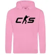 Женская толстовка (худи) CS Розовый фото