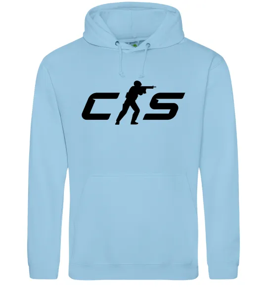 Женская толстовка (худи) CS Голубой фото