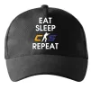 Кепка Eat sleep CS repeat Черный фото