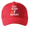 Кепка Eat sleep CS repeat Красный фото