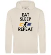 Чоловіча толстовка (худі) Eat sleep CS repeat Таш фото