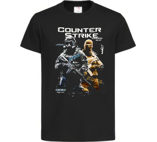 Детская футболка Fire in the hole Черный фото