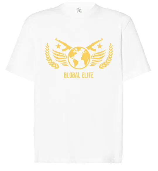 Футболка Оверсайз Global elite Белый фото